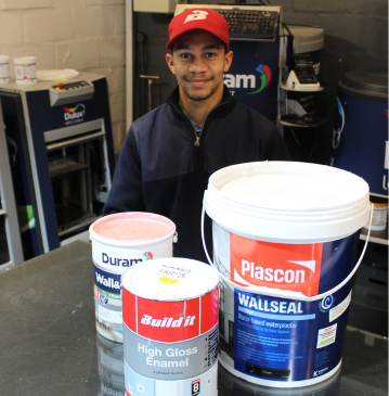 Build it Struisbaai Paint Mixing