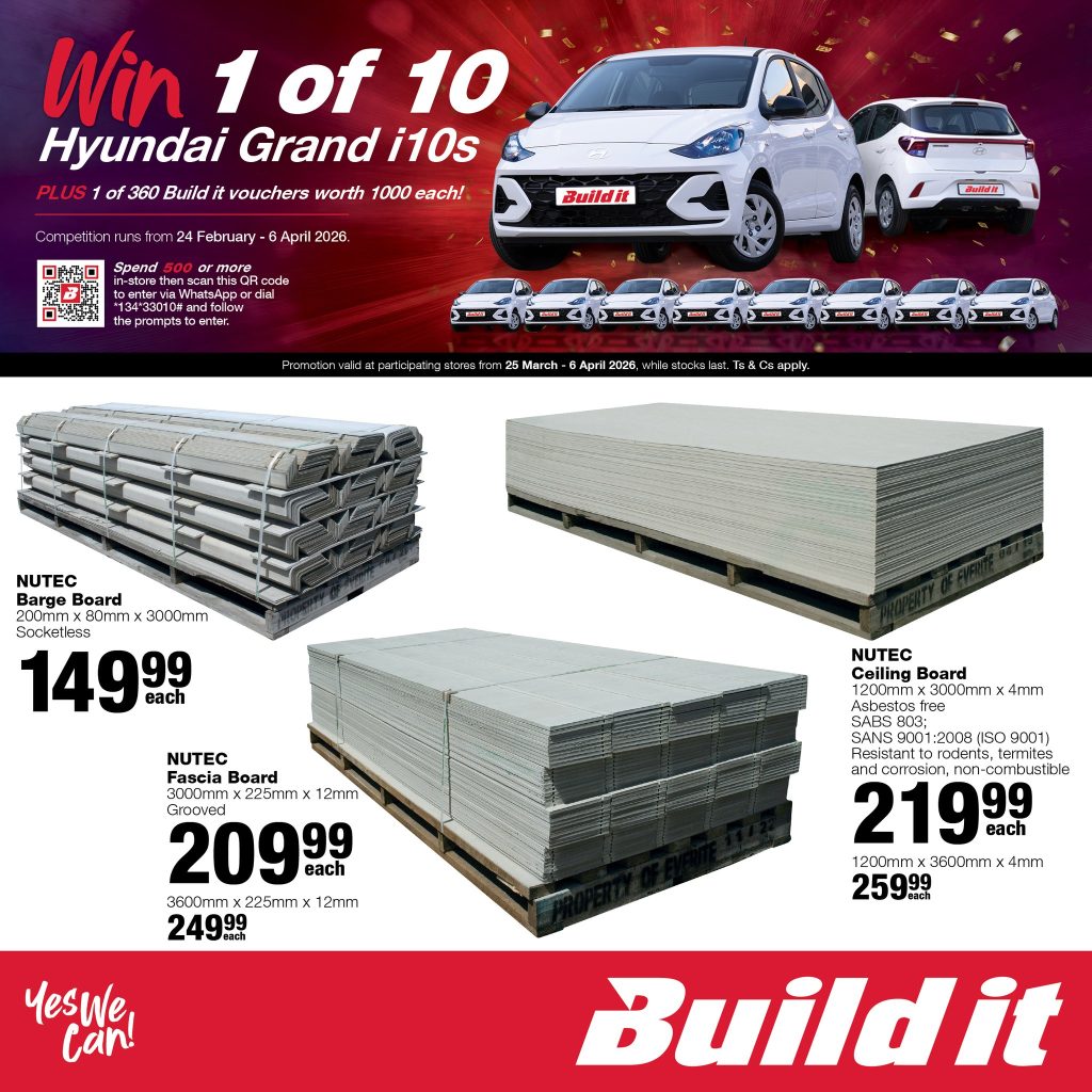 Build it Struisbaai Promotions March 2026