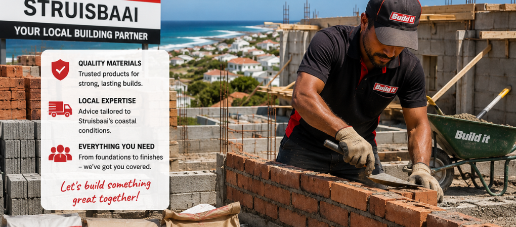 Build it Struisbaai Essential Construction Materials for New Builds in Struisbaai